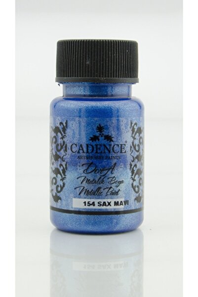 Cadence Dora Metalik Boya 50 ml. 154 Sax Mavi