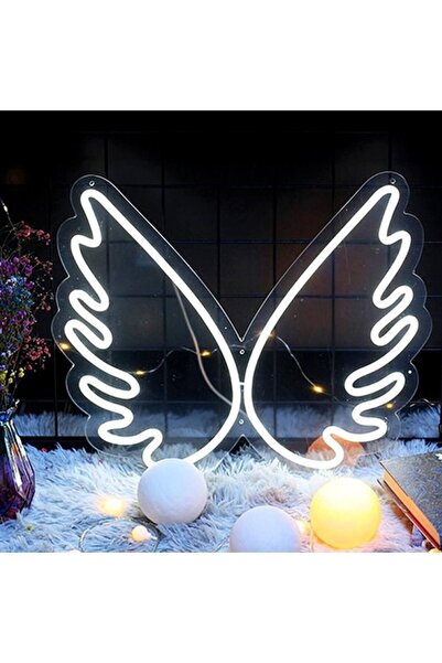 Neptün Neon Design Melek Kanadı Neon Led Tablo