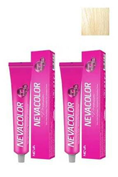 Neva Color Premium Tüp Saç Boyası 12.00 Yoğun Doğal Süper Açıcı 50 ml 2'li  8...