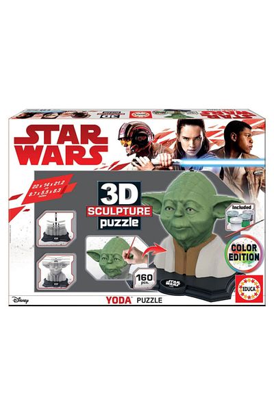 EDUCA Puzzle 3D Color Sculpture Yoda 17801