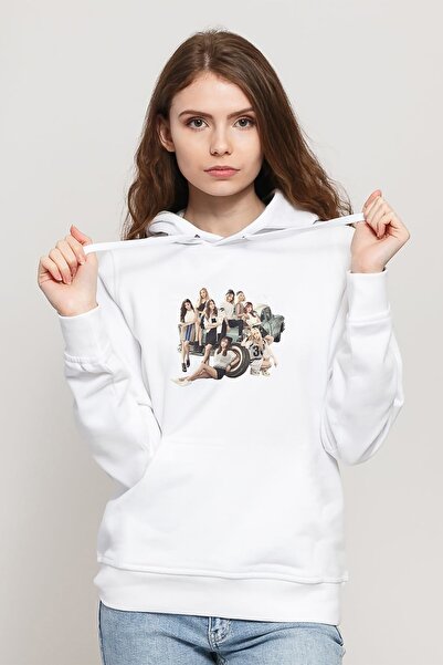 QIVI Generacija K Pop korejske muzičke grupe Štampano Belke Pleteno Dukserica...