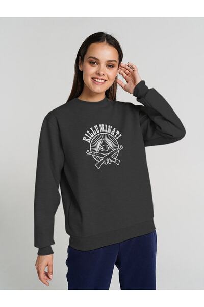 QIVI Unisex dečje crne T-shirt