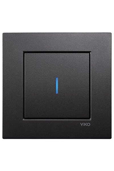 VİKO Artline Novella S Dokunmatik Anahtar Siyah Renk