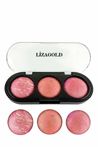 LİZAGOLD 3'lü Allık - Terracotta Blush No : 1