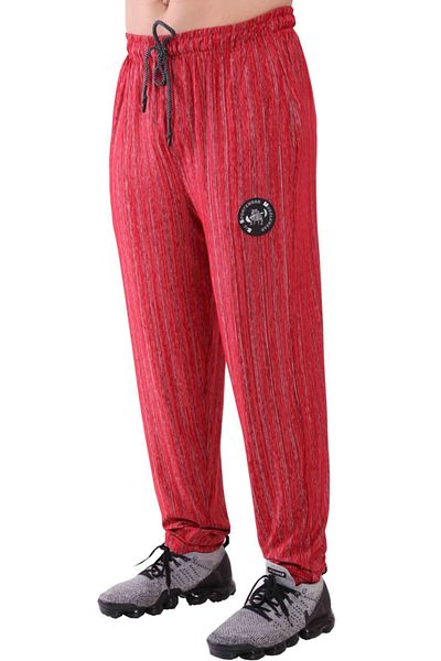 Big Sam Shalwar Cut Summer Sweatpants Red 1183