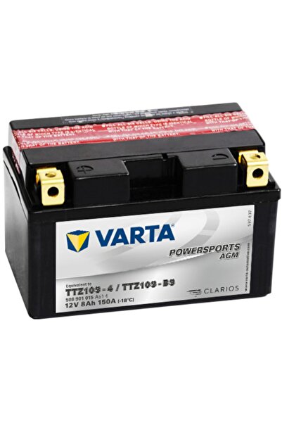 Varta Ttz10s-bs Akü 12v 8ah Motosiklet Aküsü