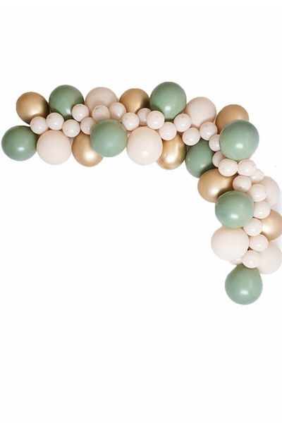 Partifabrik Pastel Tones Sage Champagne Color 5 Meters