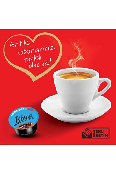 ESPRESSOMM Tchibo Cafissimo Uyumlu Blue Kapsül Kahve - Kafeinsiz! (10 ADET)