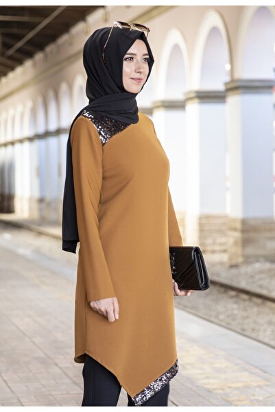 Aymira Tesettur Double Suit with Tunic and Trousers