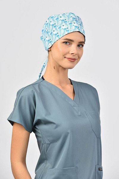 Owlet Medikal Cască chirurgicală cu model de meduze