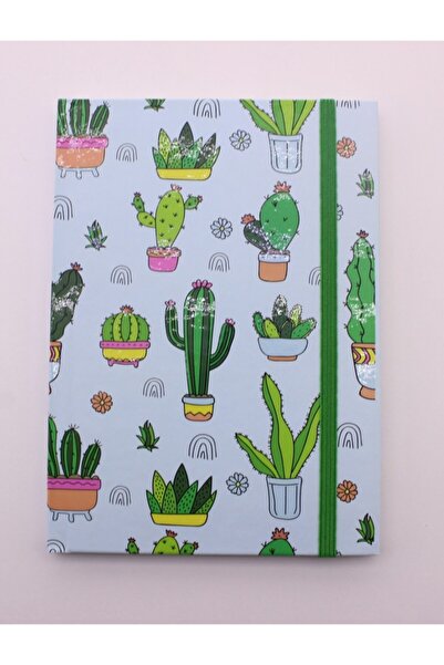 Fenny beauty Caiet de cactus cu copertă rigidă cu puncte elastice