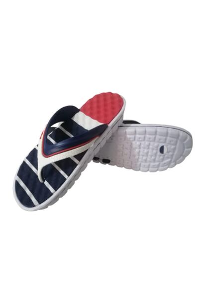 Calx Ca9132-010 Papuci de mers zilnic pentru plajă, alb, bleumarin, pentru bărbați