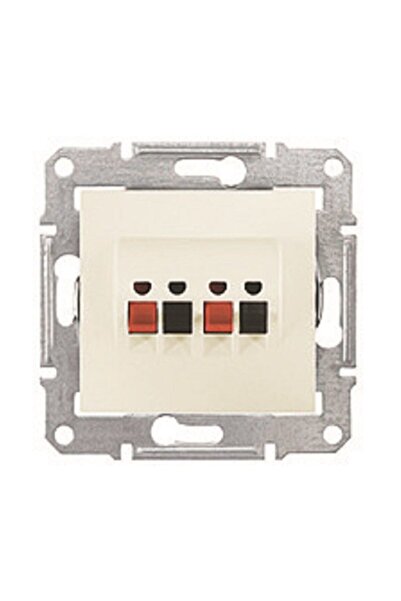 SCHNEIDER Sedna Krem Ikili Hoparlör Prizi