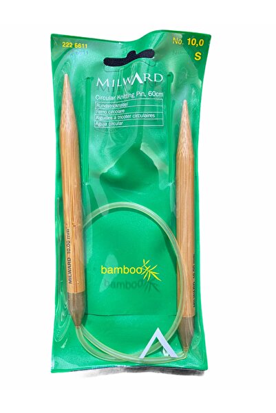 Milward Mılward Bamboo Misinalı Şiş 60 Cm No: 10 Made In Germany
