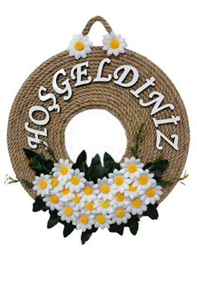 ecrin tuhafiye hobi Urgan Hoş Geldiniz Kapı Süsü