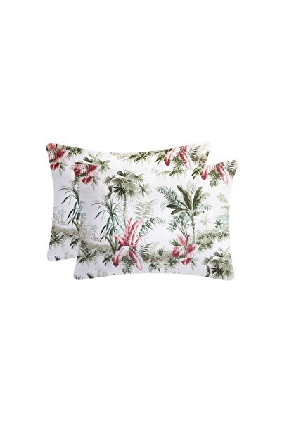 Lief Home غطاء وسادة بسحاب من القطن بنسبة 100%| 50x70 (2 قطعة)