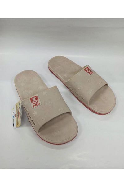 GEZER Unisex Beige Daily Use Non-Slip Sole Slippers