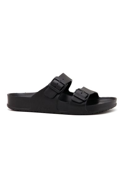Ceyo Men's Aquaflex Anatomical Black Slippers