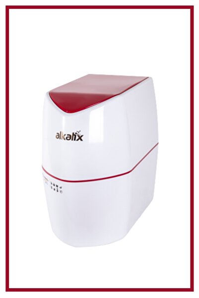 alkalix 13 Aşamalı Kapalı Kasa Premium Compact Pompasız Mineralli 8 Litre Kır...