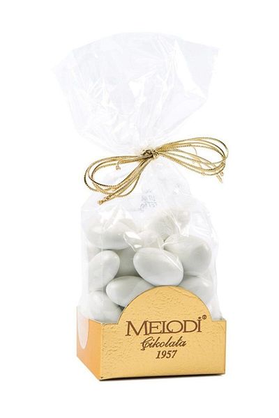Melodi Çikolata White Almond Candy 500 Gr - Treat Chocolate