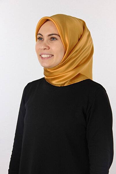 Aker Шовковий креп-сатен, помаранчевий, прямий шарф