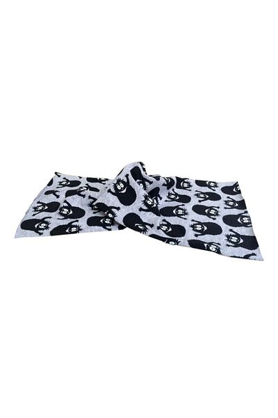 Prohel Unisex Gray Black Germ Patterned Bandana