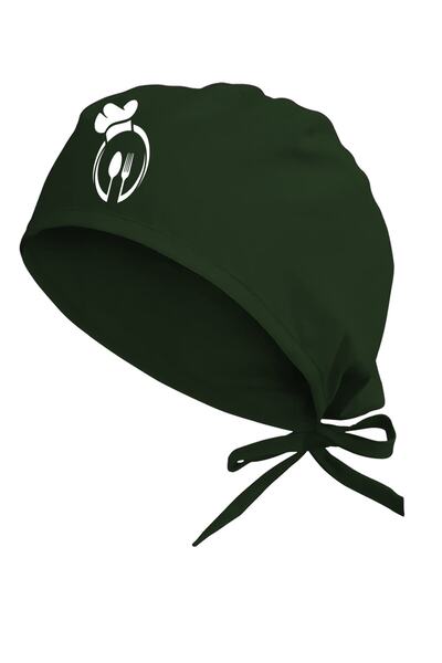 Tasarım Trend Çatal Kaşık Temalı Özel Bone | Mutfak Bonesi | Aşçı Bonesi