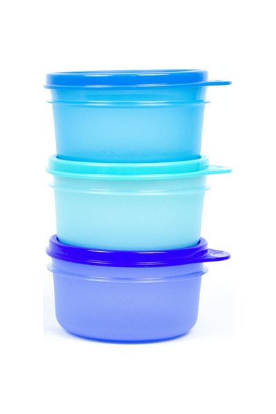 Tupperware Candy Triplets 250ml 3 Pack Blue