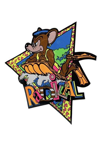 gcstore ملصق تمييز راديكالي Punk Mouse السباح