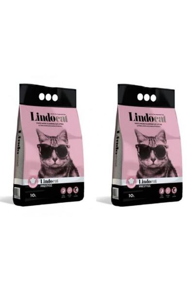 Lindo Cat Lindocat Hijyenik Topaklaşan Bebek Pudralı Ince Taneli Kedi Kumu 10...