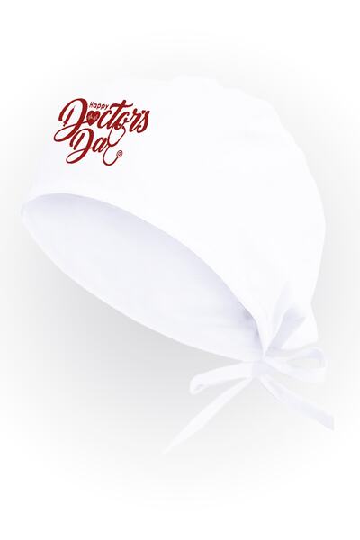 Tasarım Trend Șapcă albă unisex pentru spital, cu tematică de Ziua Medicului