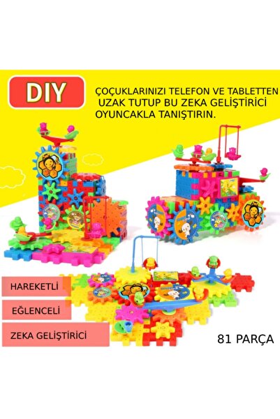 hitteknoloji Hareketli Çarklar - Zeka Oyuncağı - Hediyelik Oyuncak - Ilğinç O...