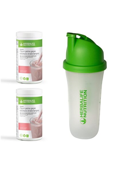 Herbalife Besleyici Shake Ahududu Beyaz Çikolata Aromalı 2adet+shaker Karıştırıcı