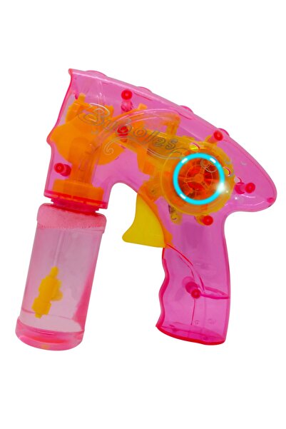 Gokidy Pembe Işıklı Köpük Balon Tabancası