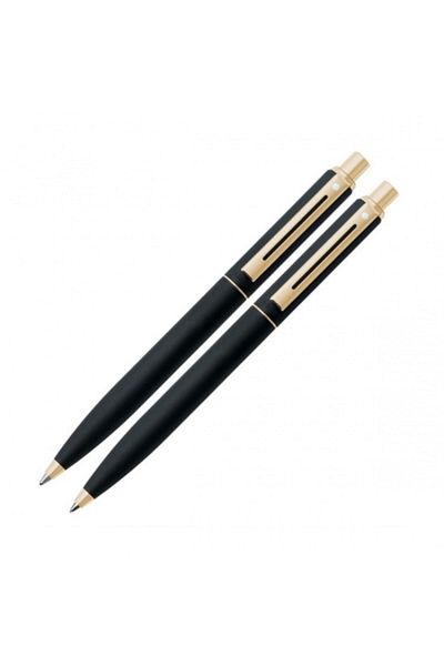 Sheaffer Sentinel Ballpoint & Versatil Pen Set Matte Black Gold 327-9