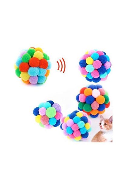 HEKİM PET Pompom Rattle Cat Toy 1 Piece