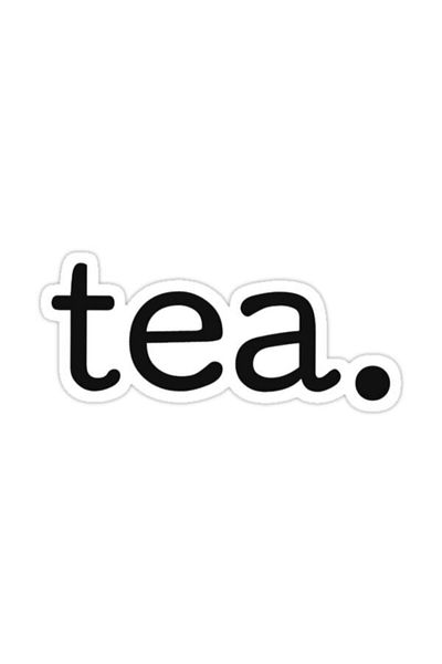 Universal Tea. sticker Car Auto Emblem Wall Sticker
