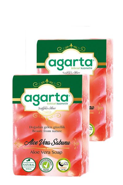 Agarta 2 Natural Aloe Vera Soaps 150 gr