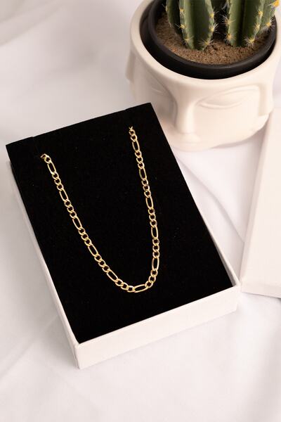 YAVUZ KUYUMCULUK Altın Figaro Zincir Kolye