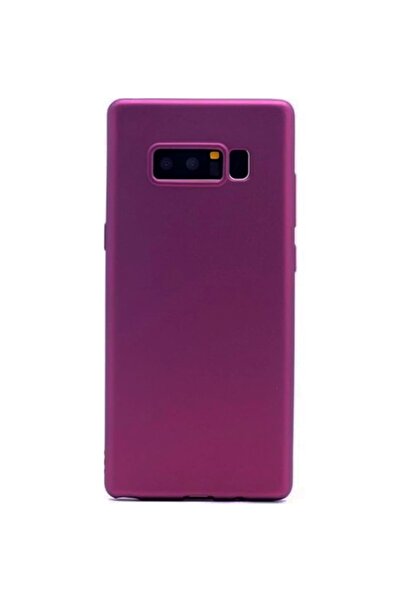 Molly Galaxy Note 8 Uyumlu Mürdüm Mat Silikon Kılıf