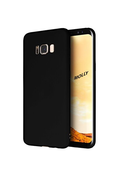 Molly Galaxy S8 Uyumlu Siyah Mat Silikon Kılıf