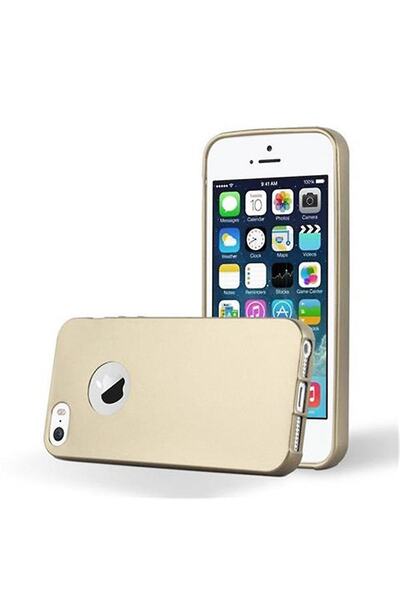 Molly Iphone 5/5s Uyumlu Gold Mat Silikon Kılıf