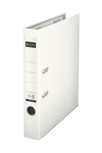 Leitz 1015 180 °   Plastic Folder Narrow - White