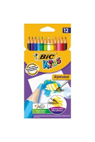 Bic Bıc Aquacouleur 12pcs Dry-water Colour Pencil8575614