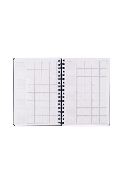 KESKİN COLOR Orange Checked Plan Notebook Glitter - 17x24