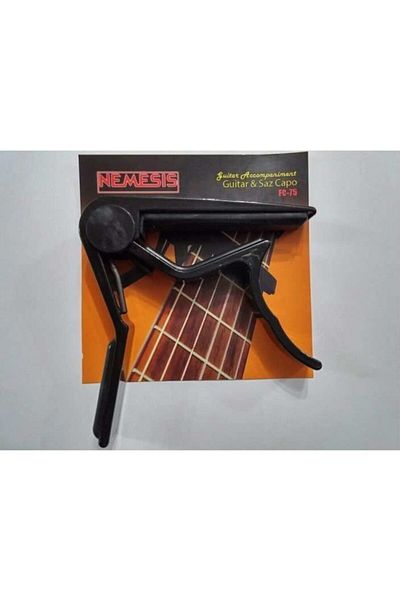 Nemesis Fc75-bk Black Guitar Cap