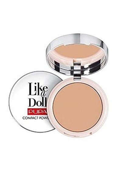 Pupa Milano Delıst Pudra - Pudră compact Like A Doll, bej natural, spf15, 10 ...