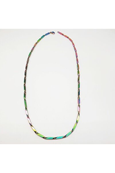 Sanalbolluk Iridescent Color Men's Chain