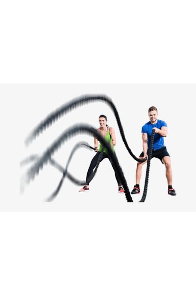 REMEGE 10 Meter Crossfit Rope / Rope Training Rope + Wall Mount