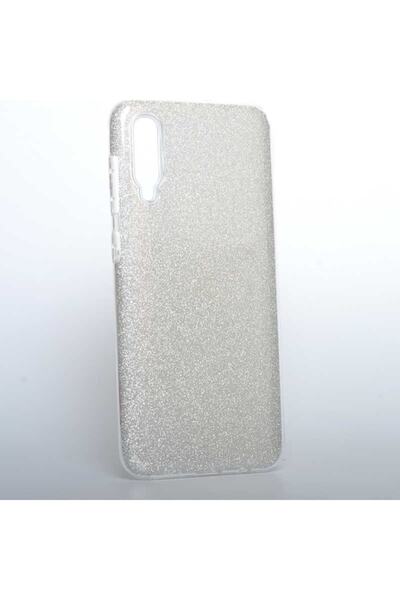 UnDePlus Samsung Galaxy A70 Kılıf Simli Parlak Shining Kapak Gri